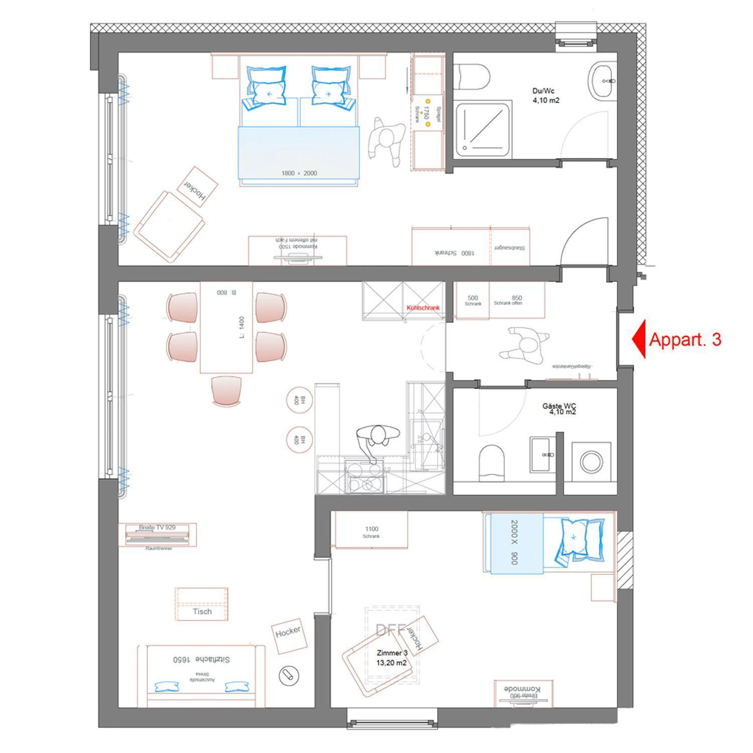 Hubertus Appartements Инцелль Номер фото
